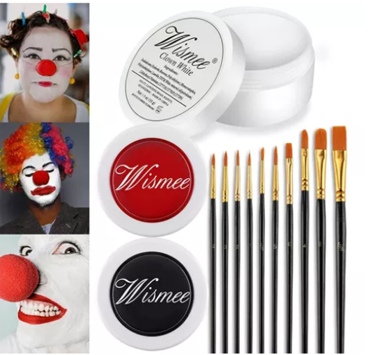kit de pintura para payaso